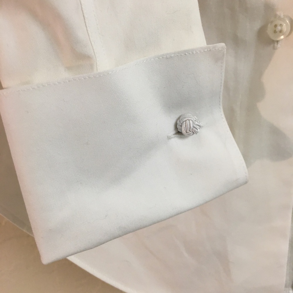 Brooks Brothers 100% Cotton Petite 2 Semi Fitted Button Down White Preppy Office - Picture 4 of 8